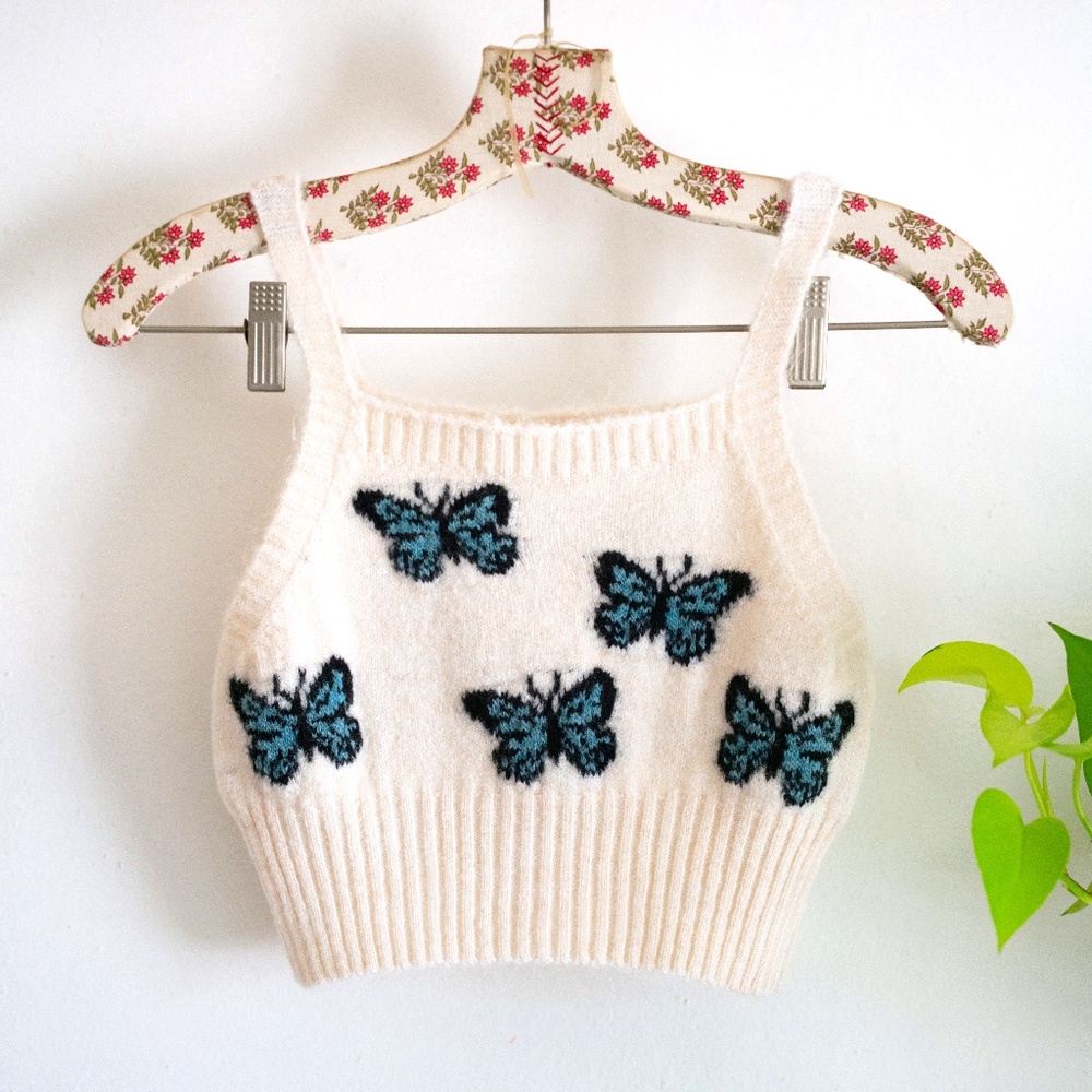 NWT TOPSHOP Butterfly Tank